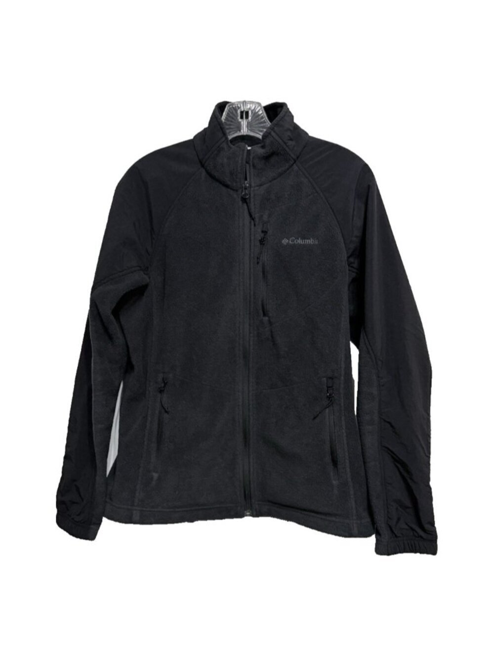 Columbia 210 XL6963 Fleece Full Zip Women's Fleece Jacket Size Large Black